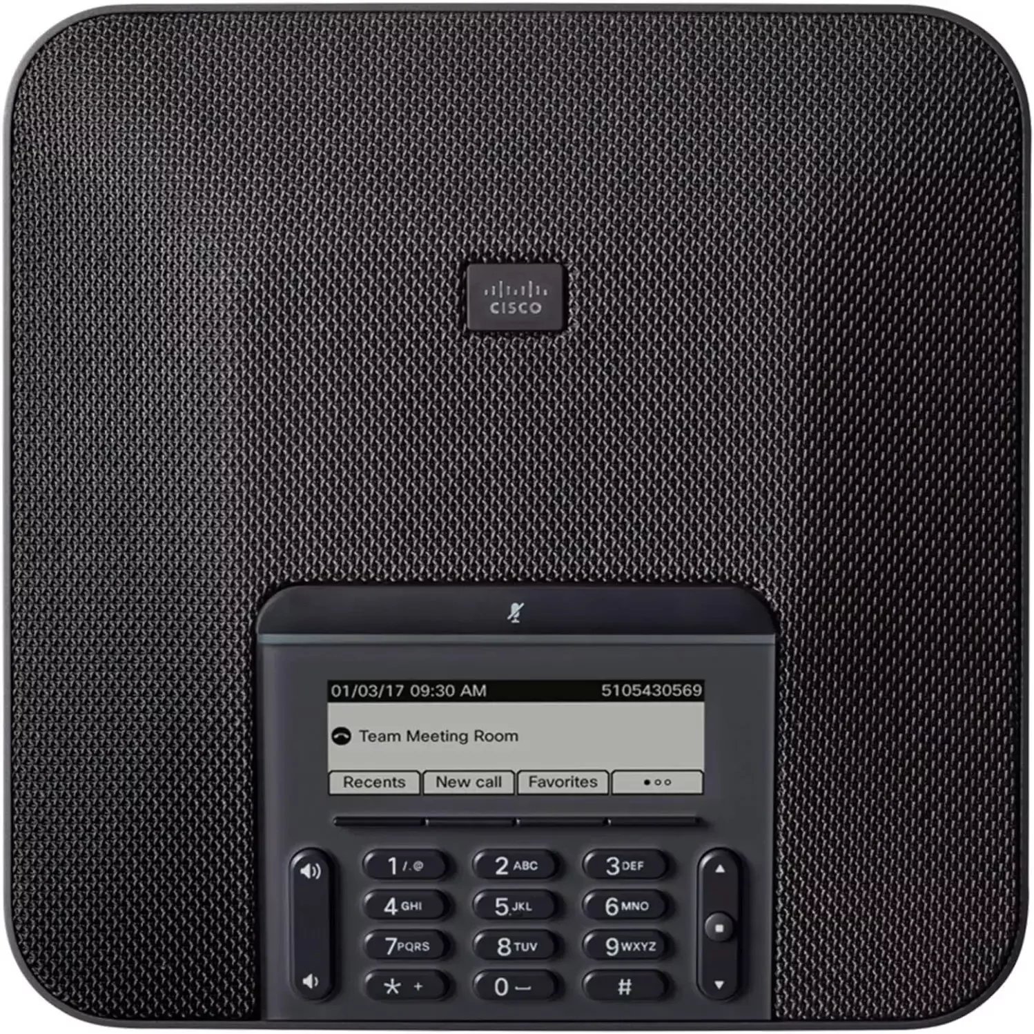تلفن کنفرانس سیسکو CP-7832-K9 رنگ دودی - نمای بالا