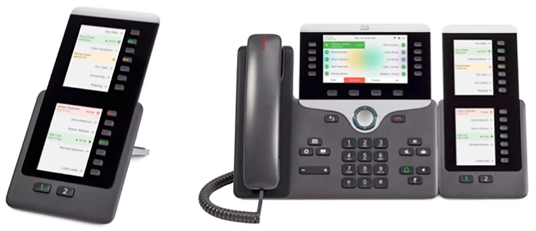 ماژول توسعهٔ کلید سیسکو CP-8800-A-KEM برای سری 8800 - نمای جلو