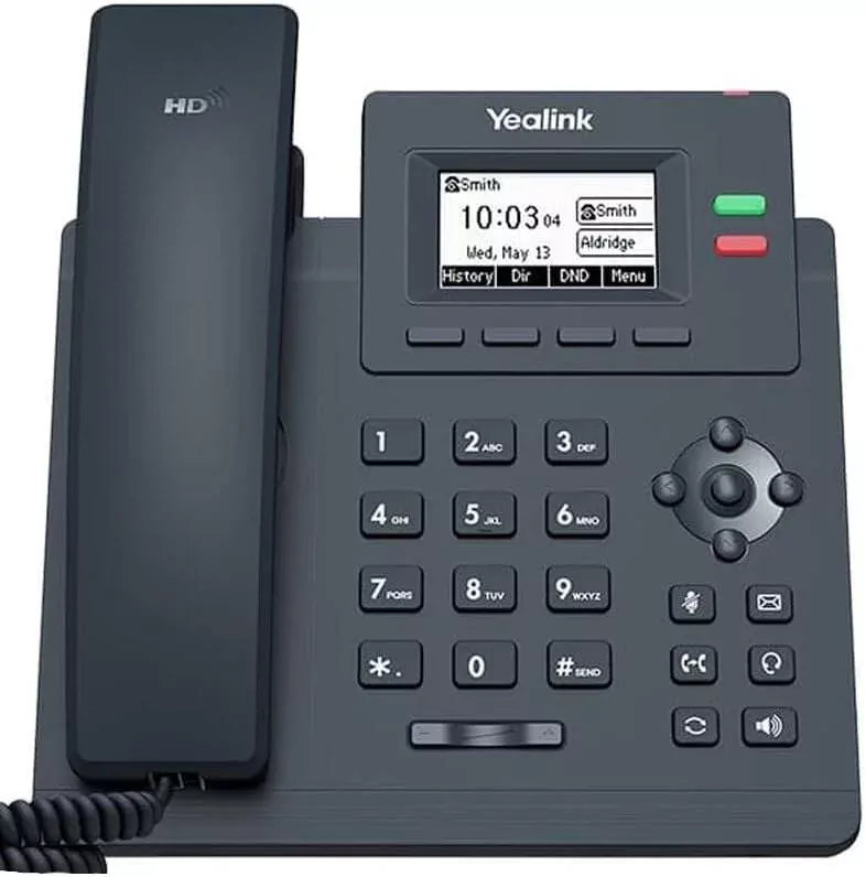 تلفن تحت شبکه یالینک SIP-T31W با وایفای - نمای جلو