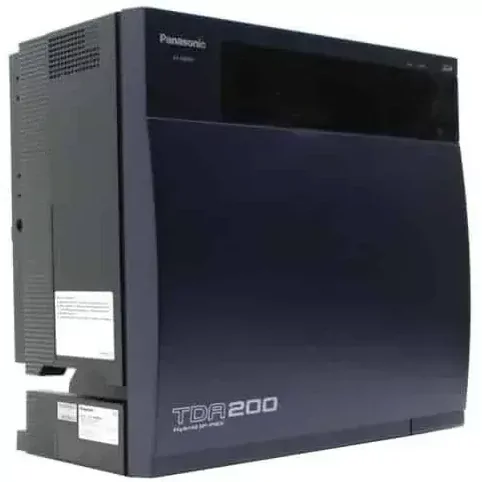 سانترال هیبرید IP پاناسونیک KX-TDA200 - نمای جلو