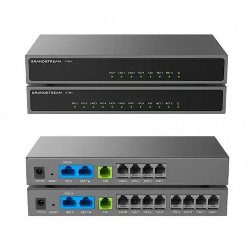 گیتوی FXO گرنداستریم HT881 - نمای جلو و پشت
