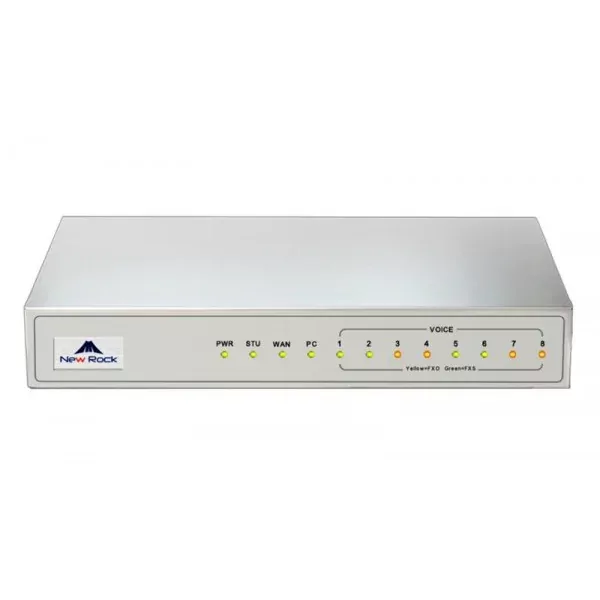 گیت‌وی FXO نیوراک MX8A-4FXO - نمای جلو