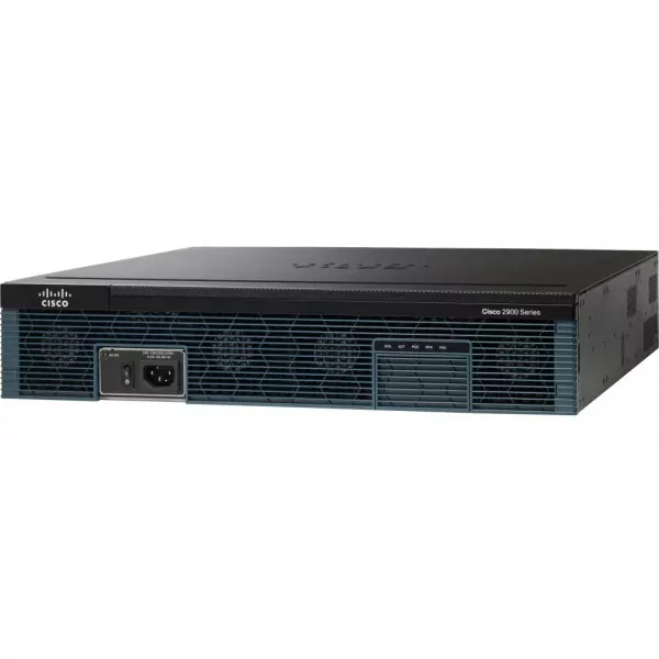 روتر سیسکو CISCO2921/K9 سری 2900 ISR G2 - نمای جلو