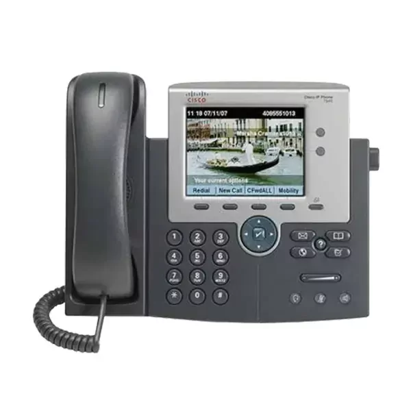 تلفن تحت شبکه سیسکو CP-7945G با نمایشگر رنگی - نمای جلو