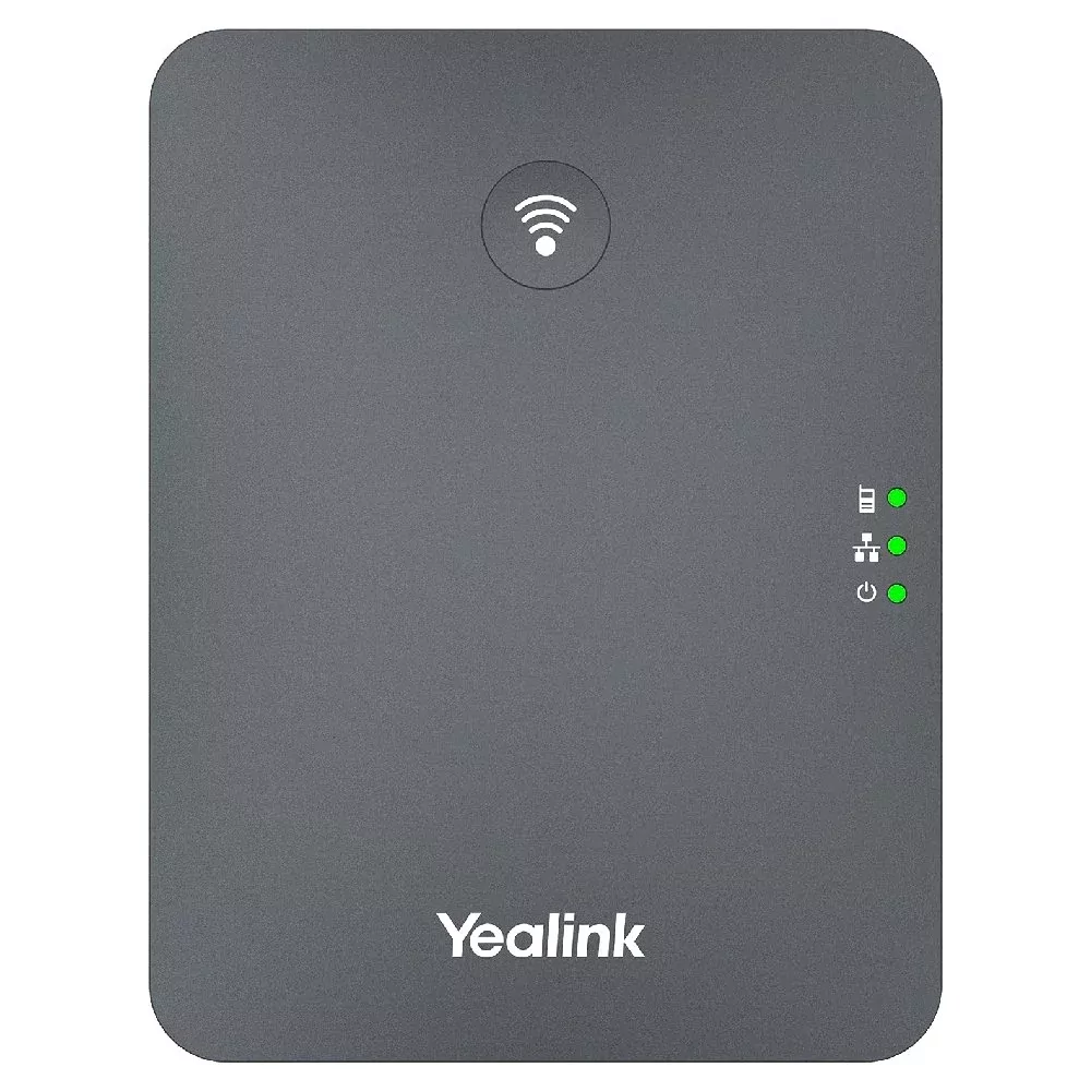 ایستگاه پایهٔ DECT تحت شبکه یالینک W70B - نمای جلو