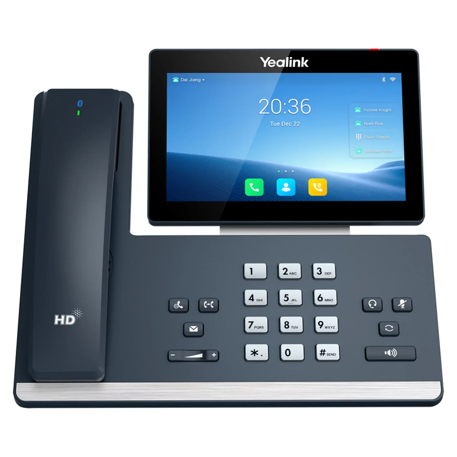 تلفن تصویری یالینک SIP-T58W Pro با دوربین - نمای جلو
